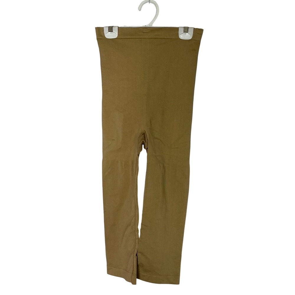 EuroSkins Women's 2X Beige Seamless High Waist Capri Shapewear Leggings‎